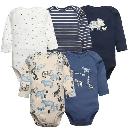 Baby Boy Bodysuits 5 Pieces