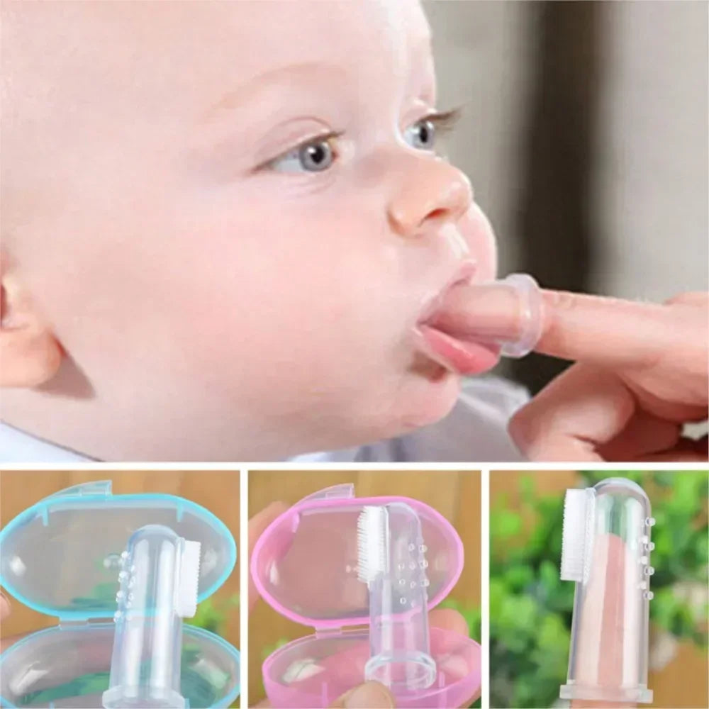 Cute Baby Finger Toothbrush