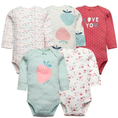 Baby Boy Bodysuits 5 Pieces