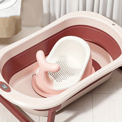 Bañera de silicona para bebés con temperatura ajustable