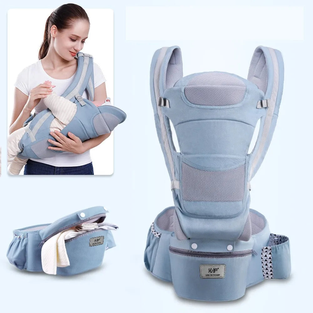 Ergonomic Kangaroo Baby Wrap Sling Travel