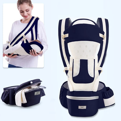 Ergonomic Kangaroo Baby Wrap Sling Travel