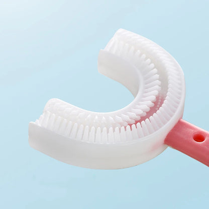 Cepillo de dientes para bebés en forma de U para niños