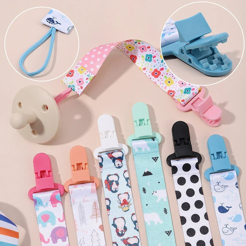 Baby Cartoon Schnuller Clips Ketten Band