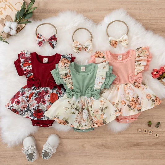 Sommer Baby Mädchen Kleid