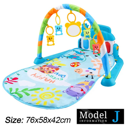 Baby Fitness Stand Music Play Gym Activity Toys