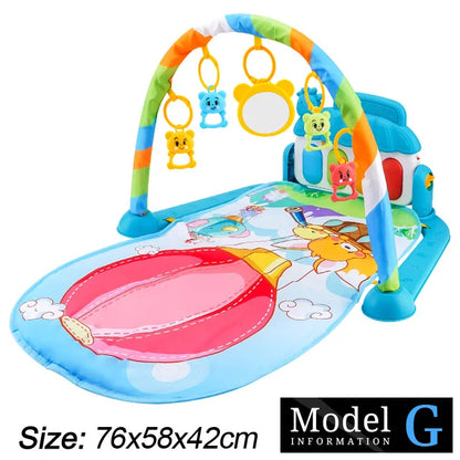 Baby Fitness Stand Music Play Gym Activity Toys