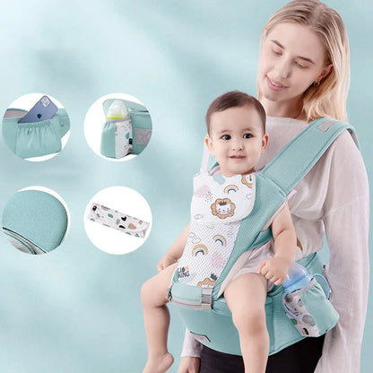 Ergonomic Kangaroo Baby Wrap Sling Travel