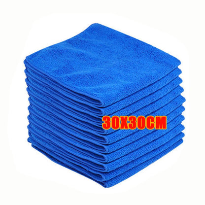 20/1Pcs Microfiber Car Wash Towels Absorbent Drying Hemming Car Care Cloth Household Kitchen Bathroom Cleaning Cloths Towel Rags