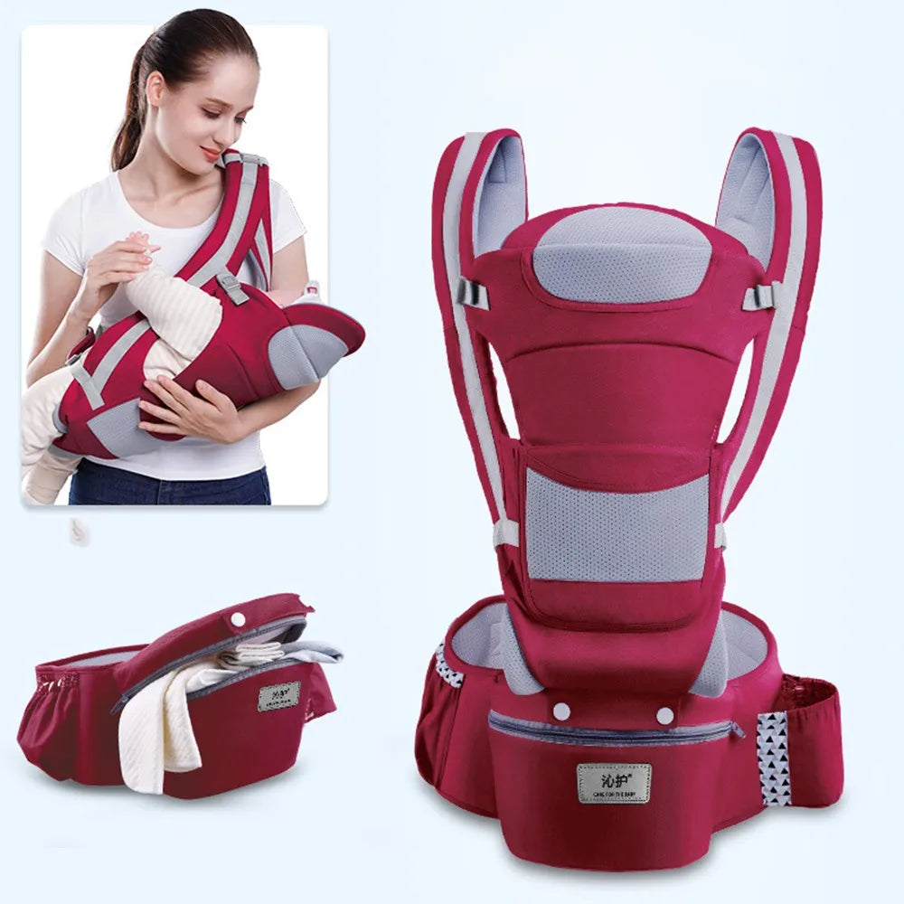 Ergonomic Kangaroo Baby Wrap Sling Travel