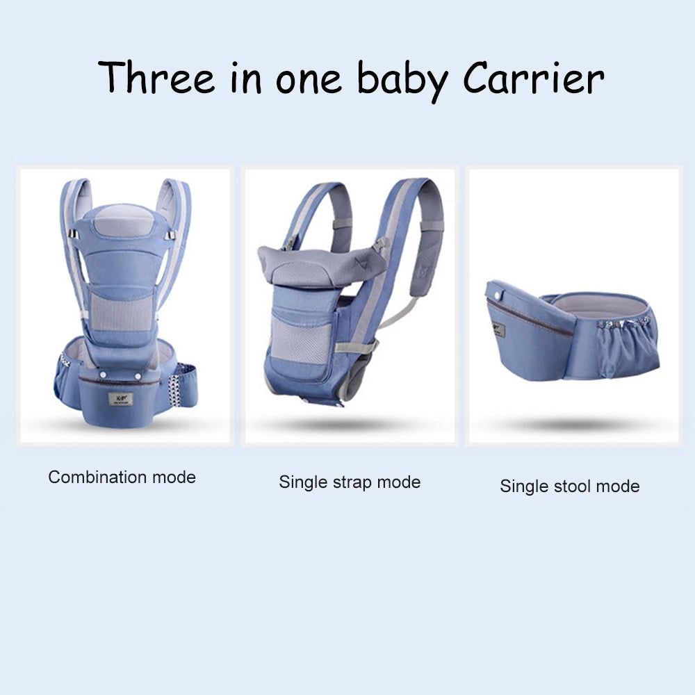 Ergonomic Kangaroo Baby Wrap Sling Travel