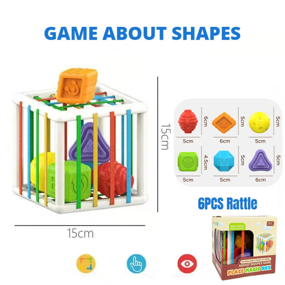 Colorful Shape Blocks Sorting Game Baby