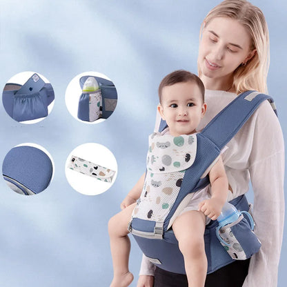 Ergonomic Kangaroo Baby Wrap Sling Travel