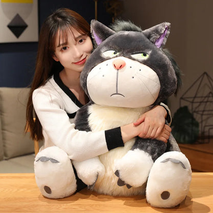 15-65cm Kawaii Cinderella Lucifer Cat Plush Toys Soft Anime Cartoon Princess Kids Stuffed Animals Doll Children's Birthday Gifts