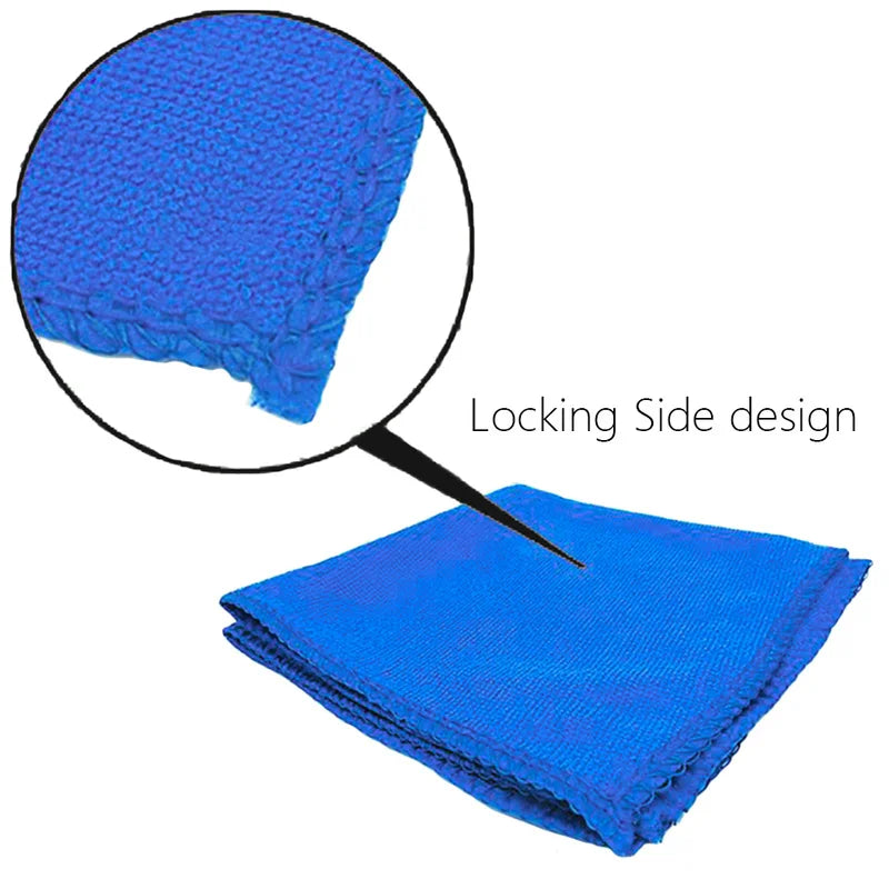 20/1Pcs Microfiber Car Wash Towels Absorbent Drying Hemming Car Care Cloth Household Kitchen Bathroom Cleaning Cloths Towel Rags