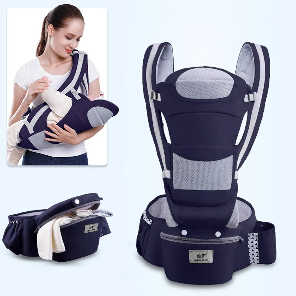 Ergonomic Kangaroo Baby Wrap Sling Travel